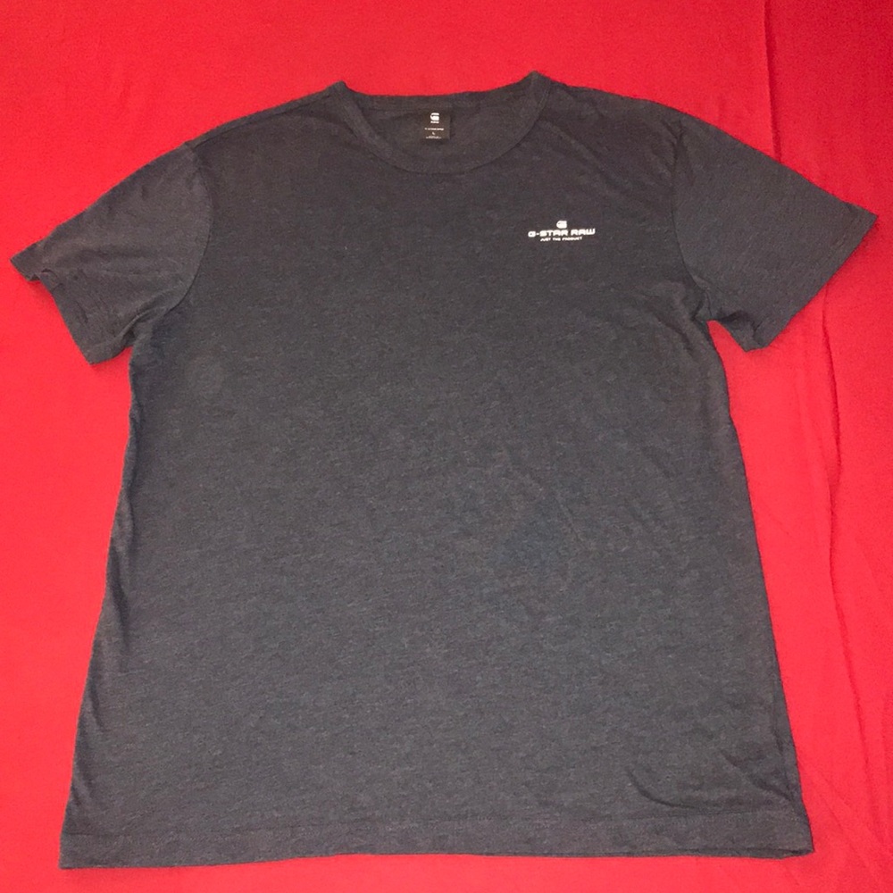 G-Star Raw denim blue v neck tee